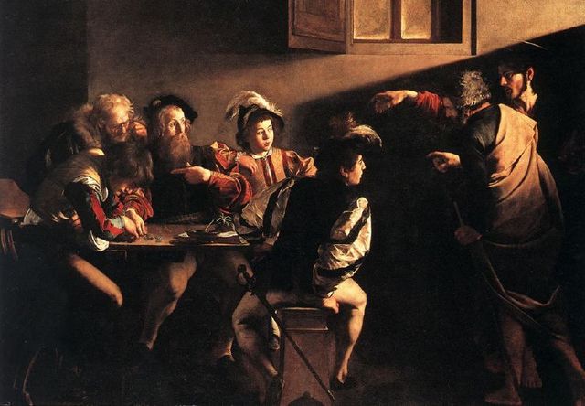 'Vocazione di san Matteo' di Caravaggio